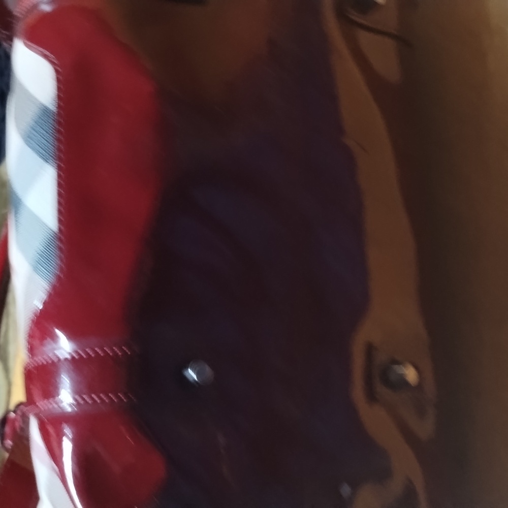 Burberry Denham Plaid Tote EUC - Picture 7 of 15